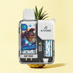Aivono Aim Tank 9500 Ananas Noix de Coco 650mAh 18ml