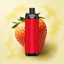Al Fakher Crown Bar 8000 Crystal Frappe à la Fraise avec Batterie 600mAh et Nicotine 5mg