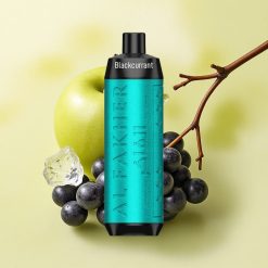 Al Fakher Crown Bar 8000 Crystal Glace au Cassis 600mAh USB-C 5mg Nicotine